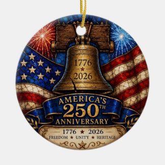 Amerika 250. Jubiläumsornament Keramik Ornament
