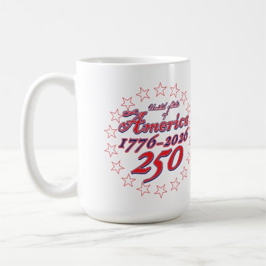 Amerika 250. kaffeetasse (Links)