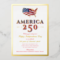 Amerika 250 Karte Semiquincentennial Patriotisches
