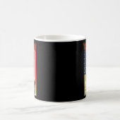 Amerika 250. lustiger George Washington Reitend Kaffeetasse (Mittel)