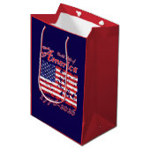 Amerika 250 mittlere geschenktüte (Vorderseite Schrägansicht)