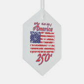 Amerika 250 ornament aus glas (Vorderseite Rechts)