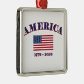 Amerika 250 ornament aus metall (Rechts)
