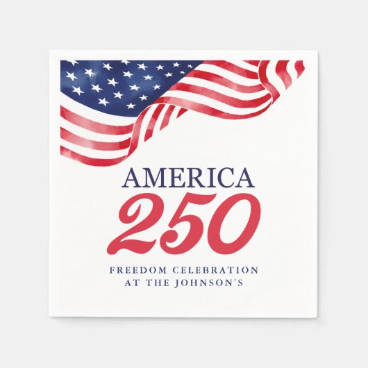 Amerika 250 Patrioti Servietten | 4. Juli (Vorderseite)