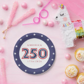 Amerika 250 Patriotisch Pappteller (Party)