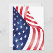 Amerika 250 Patriotische Einladung | 4. Juli BBQ (Rückseite)