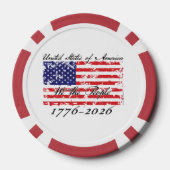 Amerika 250 pokerchips (Rückseite)