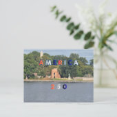 Amerika 250 postkarte (Stehend Vorderseite)