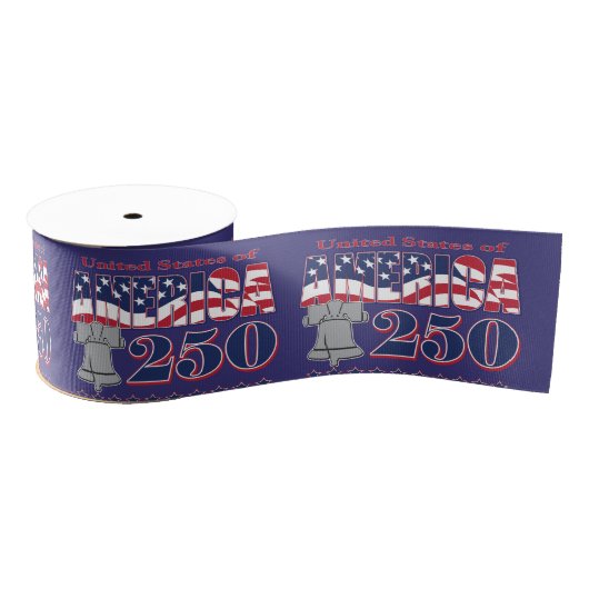 Amerika 250 ripsband (Spule)