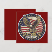 Amerika 250  save the date (Vorne/Hinten)