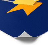 Amerika 250 Semiquincentennial 1776-2026 USA Poster (Ecke)