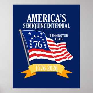 Amerika 250 Semiquincentennial 1776-2026 USA Poster