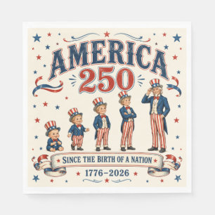 Amerika 250 serviette