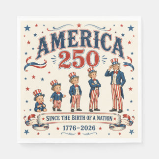 Amerika 250 serviette
