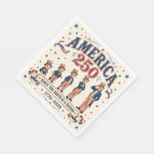 Amerika 250  serviette (Ecke)