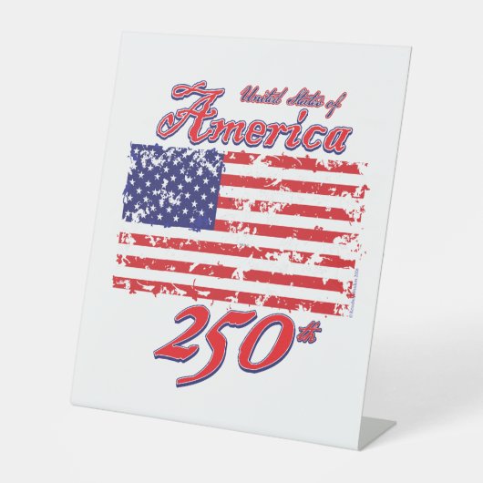 Amerika 250 sockelschild (Vorderseite)