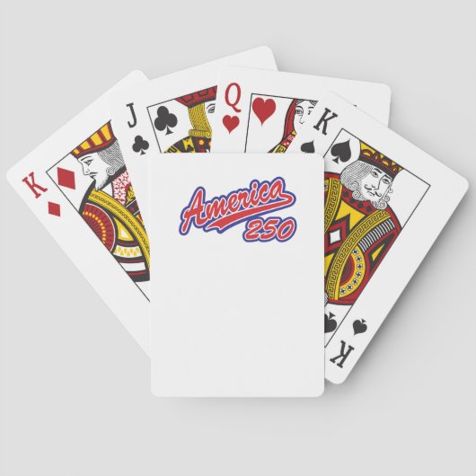Amerika 250 spielkarten (Rückseite)