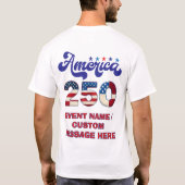 Amerika 250 T-Shirt (Rückseite)