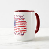Amerika 250 tasse (VorderseiteRechts)