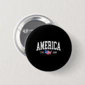 Amerika 250 Unabhängigkeitsjubiläum 250. Geburtsta Button (Vorne & Hinten)