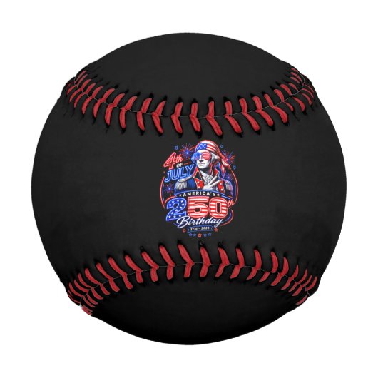 Amerika 250 Zwei Baseball (Rückseite)