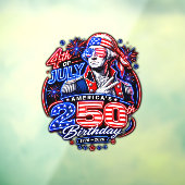 Amerika 250 Zwei Fensteraufkleber (Blatt 3)