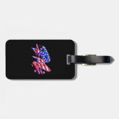 Amerika 250 Zwei Gepäckanhänger (Rückseite horizontal)
