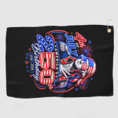 Amerika 250 Zwei Golfhandtuch (Horizontal)