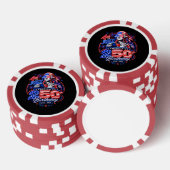 Amerika 250 Zwei Pokerchips (Stapel)