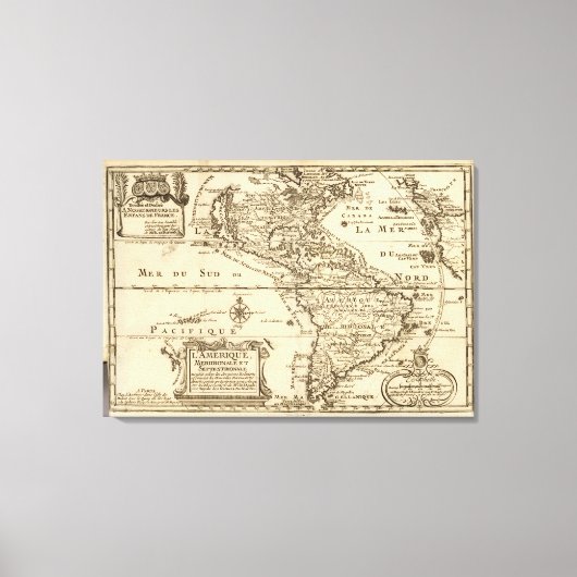 Amerika 2 leinwanddruck (Vorderseite)