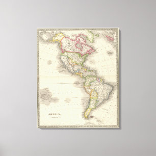 Amerika 3 leinwanddruck