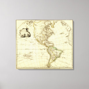 Amerika 3 leinwanddruck