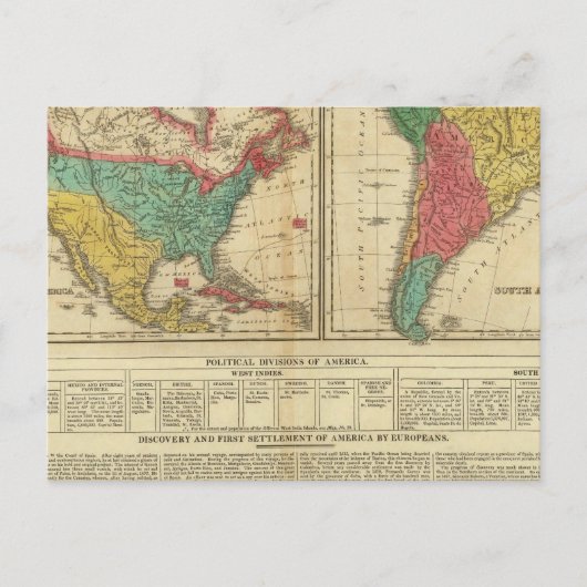 Amerika 3 postkarte (Vorderseite)