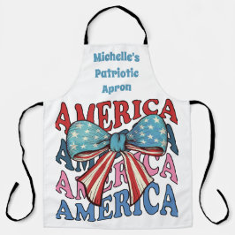 Amerika 4. Juli Großbug Schürze