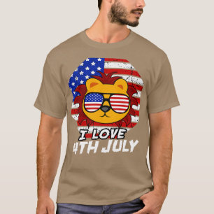 Amerika 4. Juli Patriotischer Urlaub (7) T-Shirt