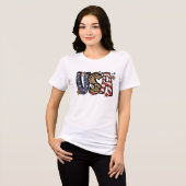 Amerika 4. Juli Tri-Blend Shirt (Vorderseite voll)