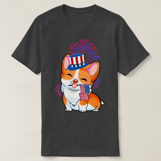 Amerika 4. Juli Unabhängigkeitstag Patriotischer C T-Shirt (Design vorne)