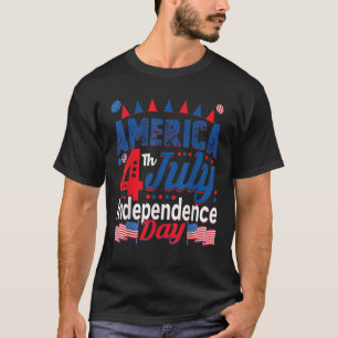 Amerika 4. Juli Unabhängigkeitstag T-Shirt