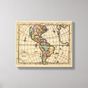 Amerika 4 leinwanddruck