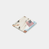 Amerika 4 post-it klebezettel (angewinkelt)