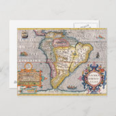 Amerika 5 postkarte (Vorne/Hinten)