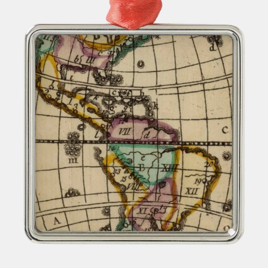 Amerika 6 silbernes ornament (Vorne)