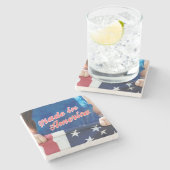 Amerika 72 steinuntersetzer (Seitenansicht)