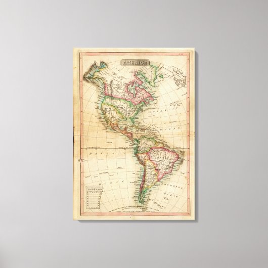 Amerika 8 leinwanddruck (Vorderseite)