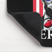 Amerika _ Abe Lincoln 4. Juli Männer Jungen Gesche Mousepad (Ecke)