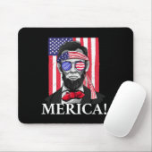 Amerika _ Abe Lincoln 4. Juli Männer Jungen Gesche Mousepad (Mit Mouse)