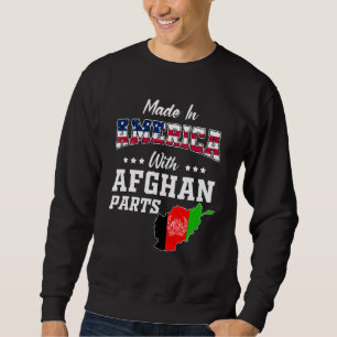 Amerika Afghanische Teile Afghanistan Karte USA-Fl Sweatshirt
