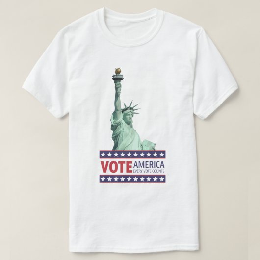 AMERIKA Alle Stimmen zählt T-Shirt (Design vorne)