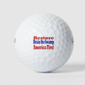 Amerika als Erstes den Sumpf zurückgewinnen Golfball (Vorderseite)