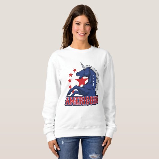 Amerika am 4. Juli Sweatshirt (Vorne ganz)